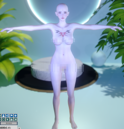 完美世界 月蝉 皮肤纹理
